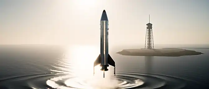 Триумф в небе и океане: новый этап испытаний Starship подтвердил невероятные возможности SpaceX
