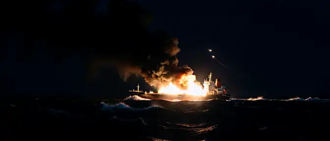 Огонь из Красного моря: хуситы атаковали саудовский нефтеналивной флот