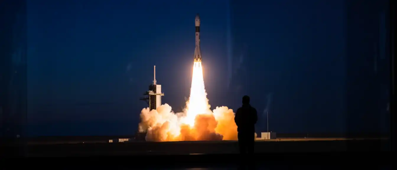 Запуск ракеты «Союз-2.1б» с грузовым модулем «Прогресс МС-35» состоялся с космодрома Байконур